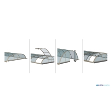 PREMIUM - Comfort Klarglas| Poolüberdachung inkl. Montage vor Ort